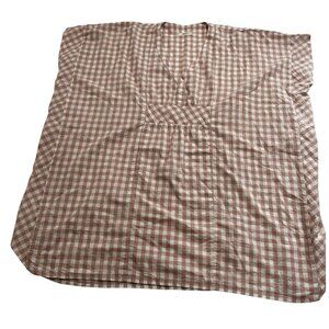 Pehr Tunic Top in Pink White Gingham